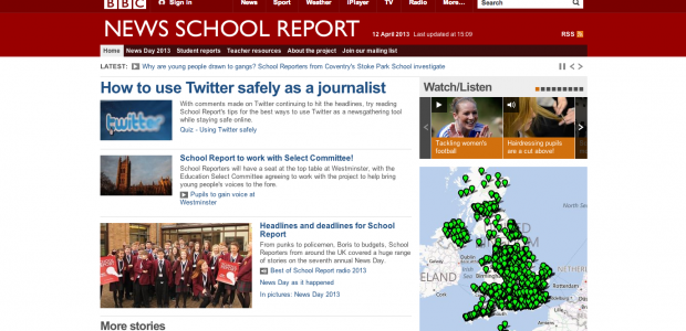 BBC school Report screenshot