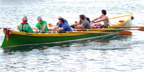 Training row for Weymouth Rowing Club ©
