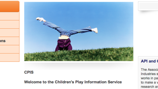 Children's Play Information Service Screen Shot