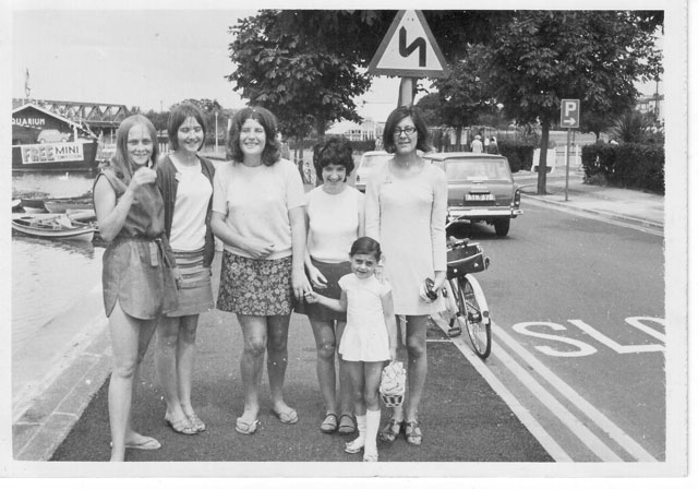 Liz in Weymouth c1969-70